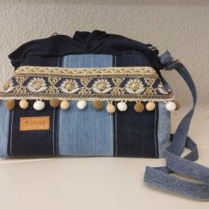 Bolso con tela vaquera